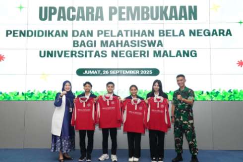 Semangat Kebangsaan Berkobar, 300 Mahasiswa UM Ikuti Bela Negara